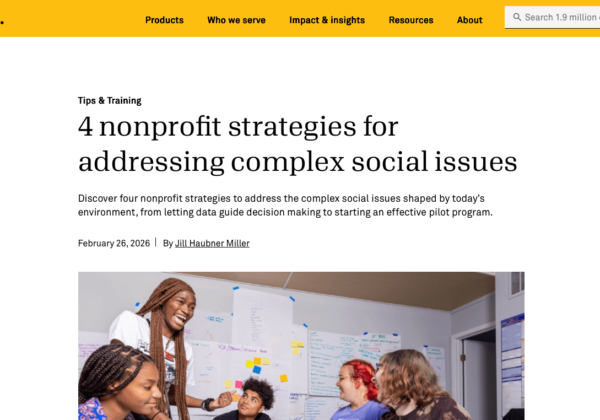 Candid shares 4 strategies from Jill Miller to tackle complex social challenges